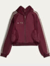 Adidas Thug Club Teamgeist Hooded Zip-Up Jacket Maroon