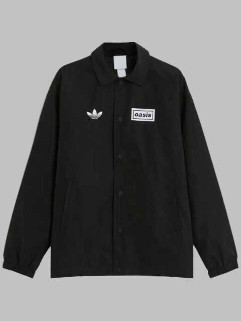 Adidas x Oasis Tour Coach Jacket Black