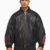 Adidas x Willy Chavarria Bomber Leather Jacket Black