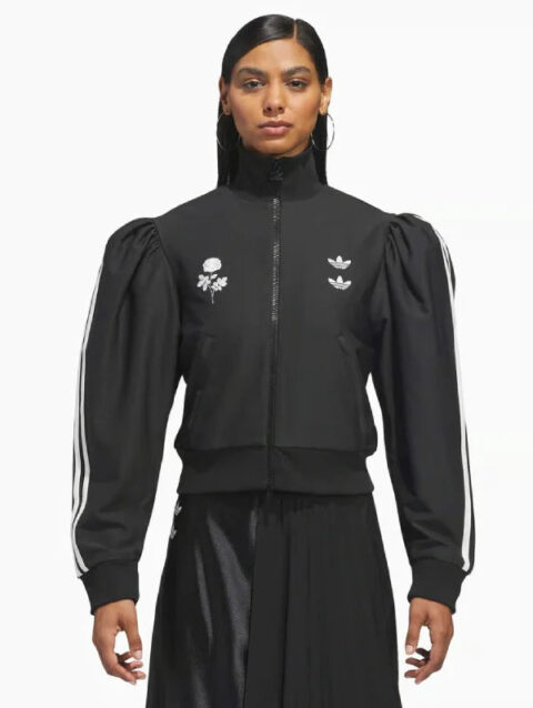 Adidas x Willy Chavarria Women's Zip-Up Sweatshirt Black
