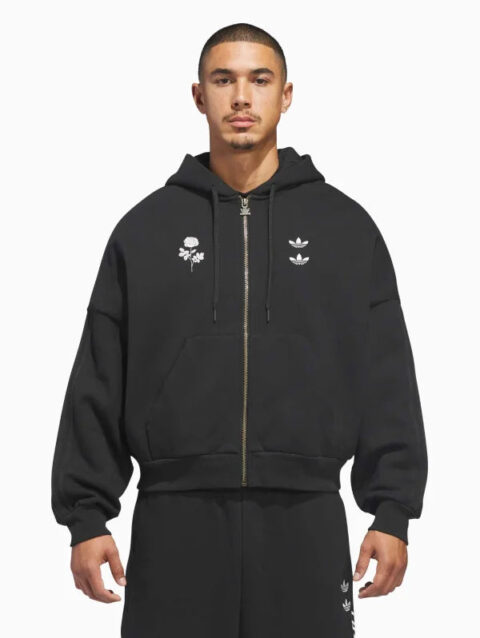 Adidas x Willy Chavarria Zip-Up Hoodie Black