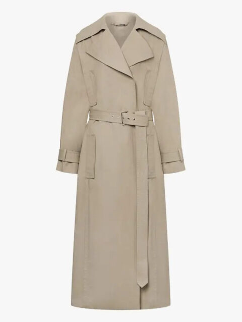 Alberta Ferretti belted trench coat