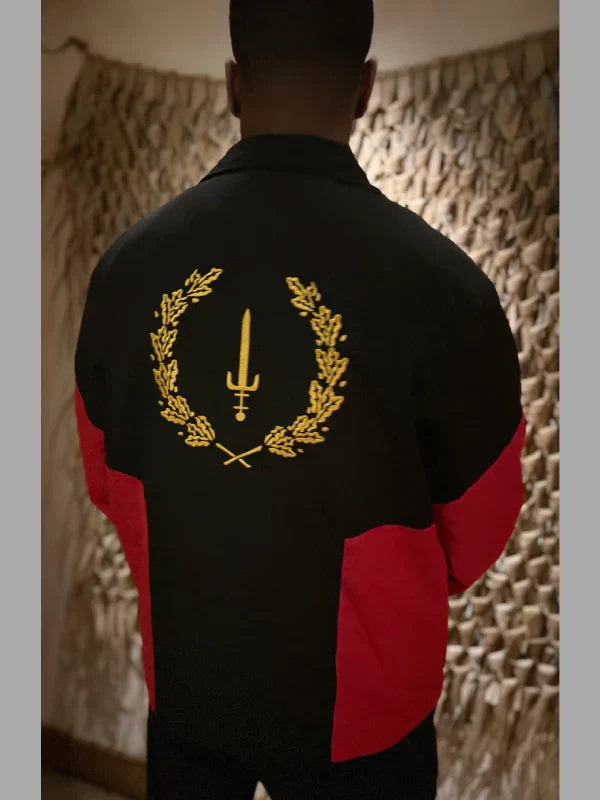 American_Heritage_Flag_Jacket_Black_and_Red