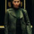 Ana de Armas Ballerina Coat Green