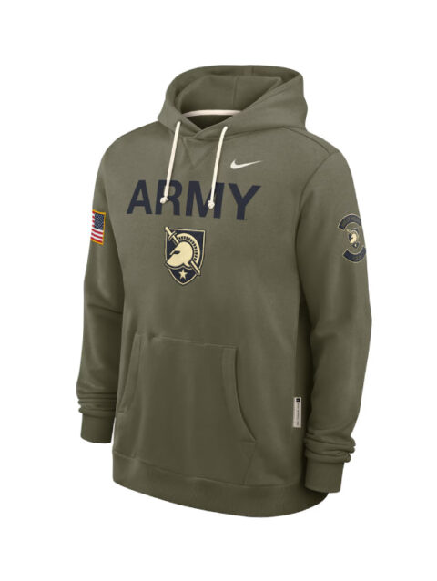 Army Black Knights Nike 2025 Military Appreciation Dri-FIT Hoodie Olive