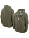 Army Black Knights Nike 2025 Military Appreciation Hoodie Olive