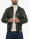 Avatar Men Biker olive Green Jacket