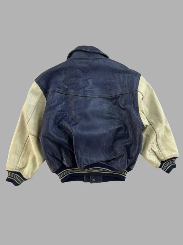 Avirex Vintage 90s 80s Leather Stadium Jumper Fly Jacket