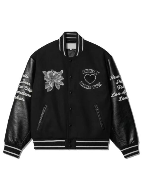 Awake NY x Carhartt WIP Teddy Jacket Black