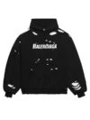 Balenciaga Destroyed Hoodie Black