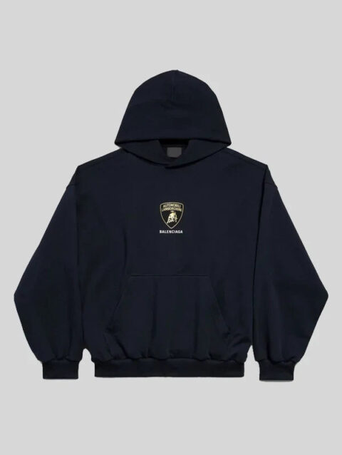 Balenciaga I Automobili Lamborghini Hoodie Pullover Black