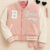 Barbie Energy Varsity Jacket PInk