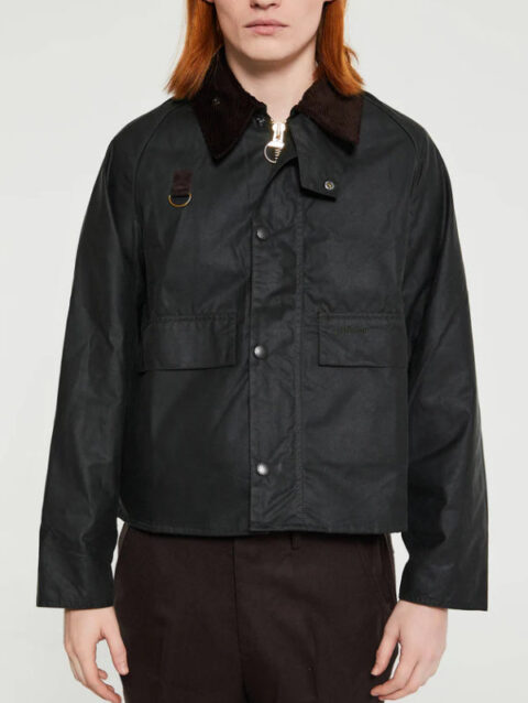 Barbour Spey Wax Jacket Black