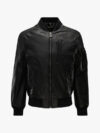 Belstaff Leather Blouson Marker Black Jacket