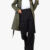 Belted Short Faux Leather Trench Coat