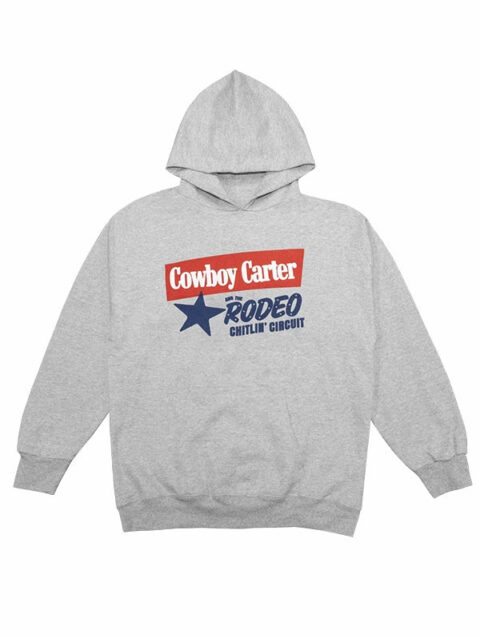 Beyonce Cowboy Carter Hoodie Grey