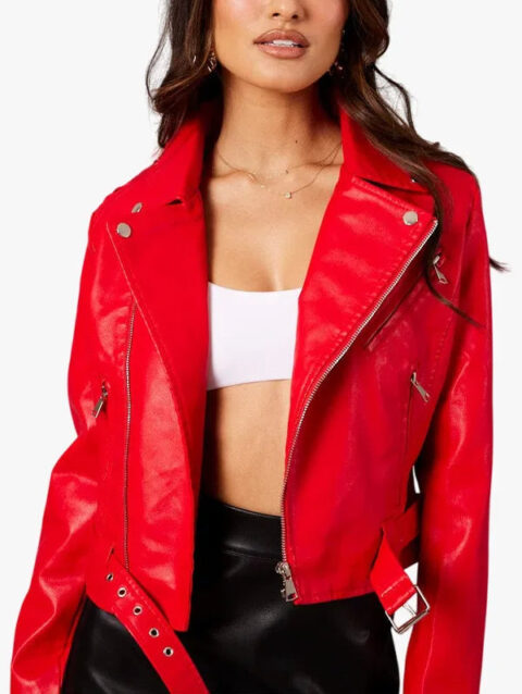 Biker Red Jacket
