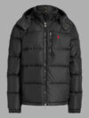 Black Ralph Lauren Polo Puffer Jacket Coat
