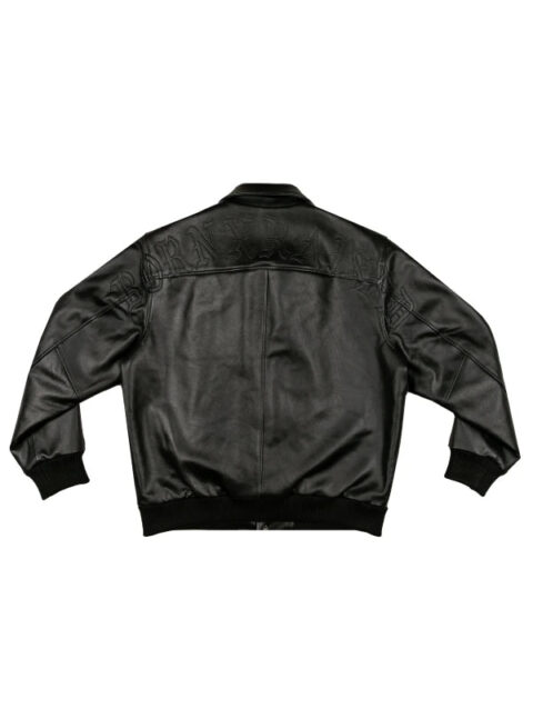 Born x Raised Leather Jacket Black