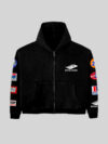 Bottega Desires Patches Hoodie Black