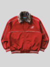Brigade Fur Collar Track Jacket Red