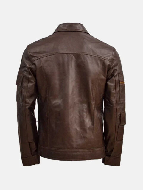Brown Sheep Leather Jacket