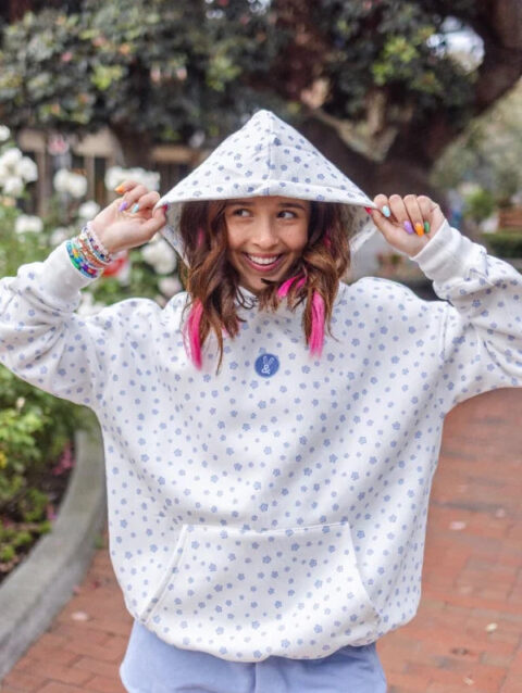 Bun and Covy Hoodie Blue