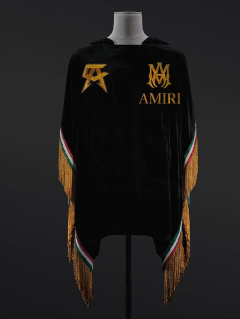 Canelo Alvarez Amiri Hooded Robe Black