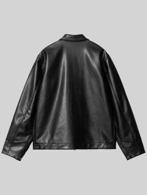 Carhartt Black Leather Jacket