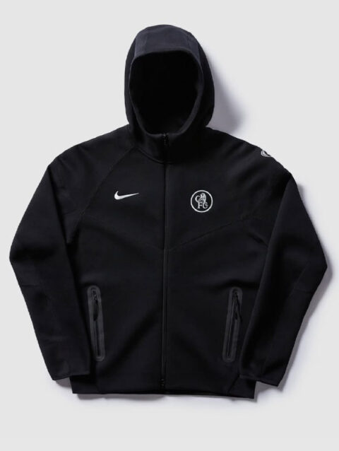 Chelsea Nike Tech Fleece Full-Zip Hoodie Jacket Black