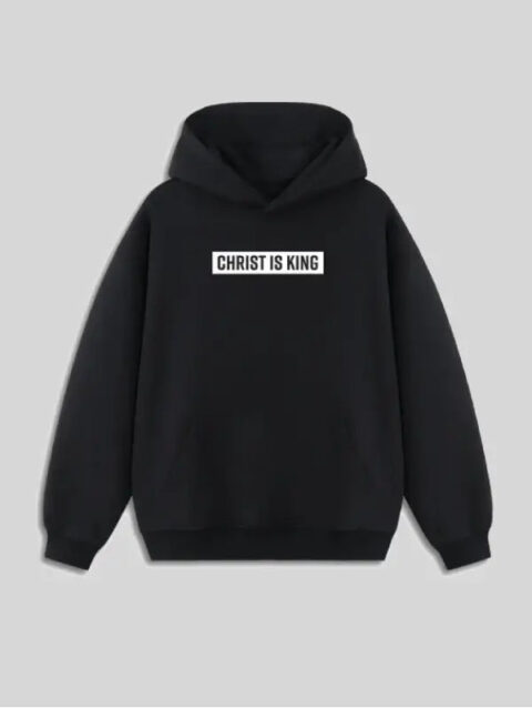 Christ is King Hoodie Black