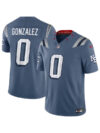 Christian Gonzalez New England Patriots Nike Rivalries Jersey