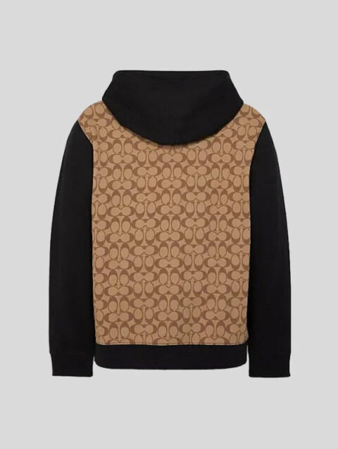 Coach Zip-Up Hoodie Khaki