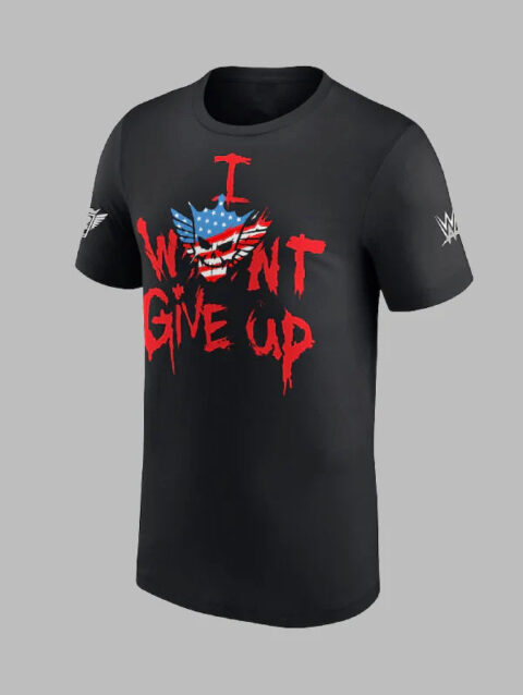 Cody Rhodes I Won't Give Up T-Shirt Black