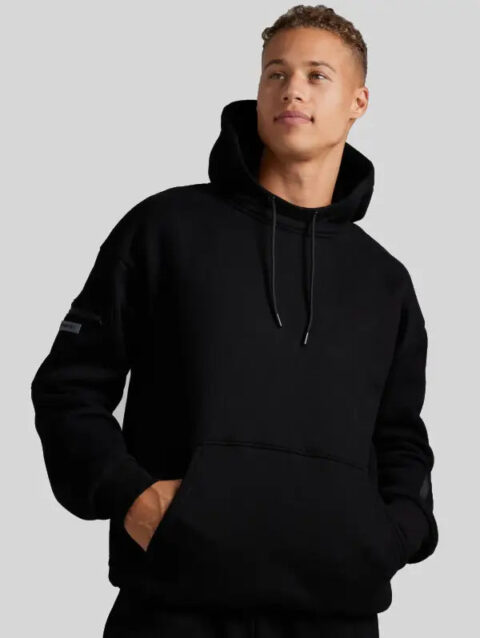 Comfort Airplane Mode Travel Hoodie Black