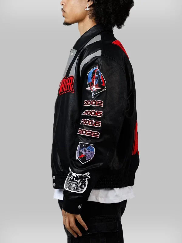 Culture Kings X Jeff Hamilton X Star Wars Darth Vader Black Leather Jacket