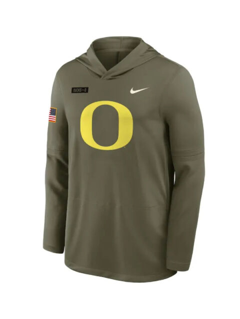 Dan Lanning Oregon Ducks Military Appreciation Long Sleeve Hoodie T-Shirt