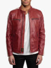 Daytona 73 Red Leather Jacket