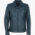 Deshawn Men’s Blue Bomber Shirt Jacket