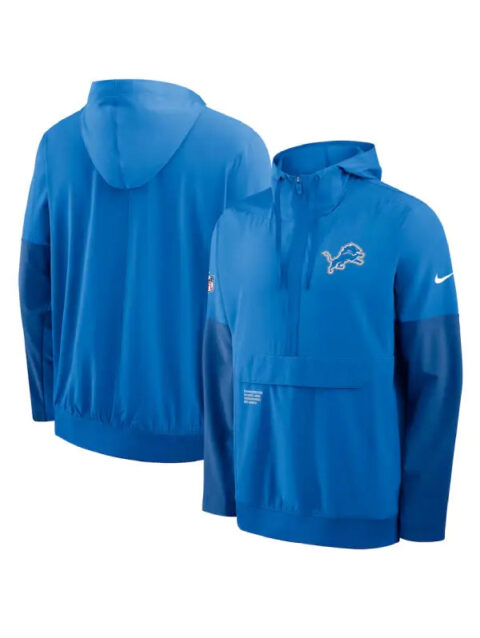 Detroit Lions Nike Sideline Anorak Hoodie Jacket