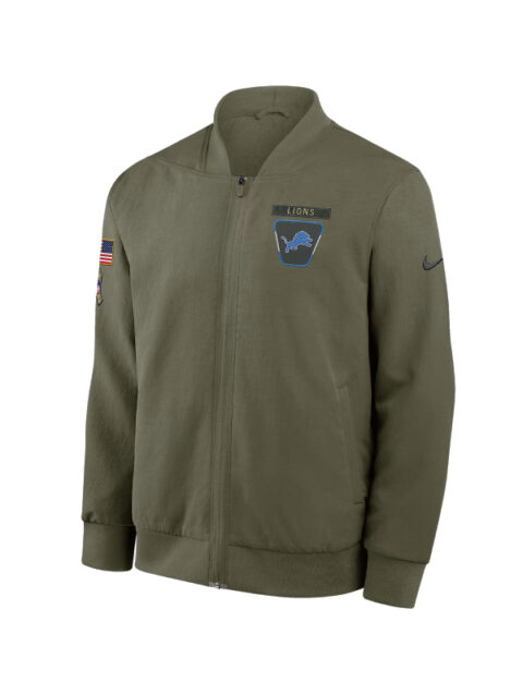 Detroit Lions Salute to Service Bomber Jacket 2025
