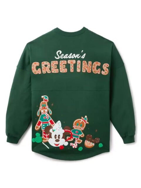 Disney Mickey Mouse and Friends Gingerbread Jersey Sweatshirt