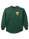 Disney Mickey Mouse and Friends Gingerbread Spirit Jersey Sweatshirt Green