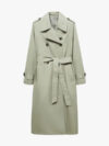 Double-breasted trench coat