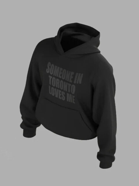 Drake Someone in Toronto Hoodie Black