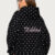 Edikted Polka Dot Hoodie Black