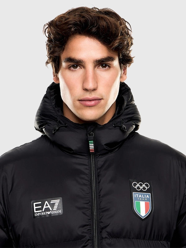 Emporio Armani Italy EA7 Puffer Jacket Milano Cortina