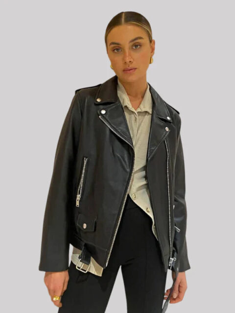 Ena Pelly Oversized New Yorker Biker Jacket