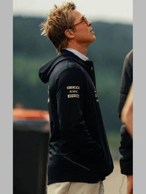 F1 Brad Pitt Black APX GP Hoodie