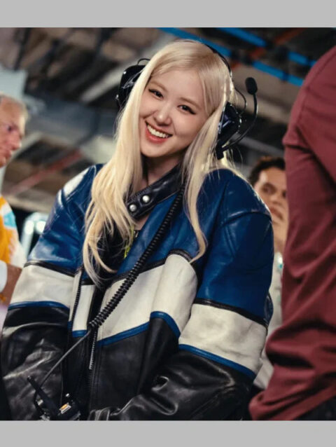 F1 Mimai GP 2025 ROSE Leather Racing Jacket